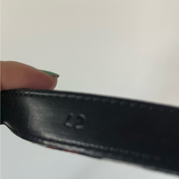 Piccione Piccione ladybug velvet and leather Italian belt from Yoox - Picture 6 of 7